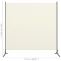 White fabric room divider screen 175x180 cm by vidaXL, Room dividers - Ref: Foro24-320735, Price: 28,23 €, Discount: %