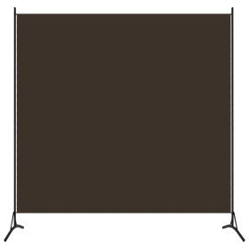 Biombo divisor de 1 panel marrón 175x180 cm de vidaXL, Divisores de ambientes - Ref: Foro24-320736, Precio: 23,99 €, Descuent...