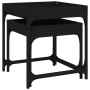 Side tables 2 pcs black plywood by vidaXL, Coffee table - Ref: Foro24-823282, Price: 38,99 €, Discount: %