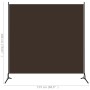 Biombo divisor de 1 panel marrón 175x180 cm de vidaXL, Divisores de ambientes - Ref: Foro24-320736, Precio: 24,22 €, Descuent...