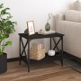 Mesa auxiliar de madera contrachapada negro 55x38x45 cm de vidaXL, Mesas de centro - Ref: Foro24-823327, Precio: 39,64 €, Des...