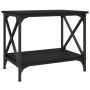 Mesa auxiliar de madera contrachapada negro 55x38x45 cm de vidaXL, Mesas de centro - Ref: Foro24-823327, Precio: 39,64 €, Des...