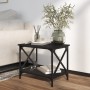 Mesa auxiliar de madera contrachapada negro 55x38x45 cm de vidaXL, Mesas de centro - Ref: Foro24-823327, Precio: 39,64 €, Des...