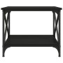 Mesa auxiliar de madera contrachapada negro 55x38x45 cm de vidaXL, Mesas de centro - Ref: Foro24-823327, Precio: 39,64 €, Des...