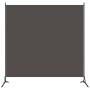 Biombo divisor de 1 panel gris antracita 175x180 cm de vidaXL, Divisores de ambientes - Ref: Foro24-320737, Precio: 25,81 €, ...