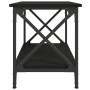 Mesa auxiliar de madera contrachapada negro 55x38x45 cm de vidaXL, Mesas de centro - Ref: Foro24-823327, Precio: 39,64 €, Des...