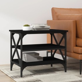 Black plywood side table 55x38x45 cm by vidaXL, Coffee table - Ref: Foro24-823332, Price: 32,40 €, Discount: %