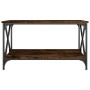 Smoked oak wood and iron coffee table, 80x50x45 cm by vidaXL, Coffee table - Ref: Foro24-823319, Price: 49,42 €, Discount: %