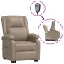 Cappuccino-colored synthetic leather lifting massage chair by vidaXL, Electric massage chairs - Ref: Foro24-3110863, Price: 3...