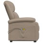 Cappuccino-colored synthetic leather lifting massage chair by vidaXL, Electric massage chairs - Ref: Foro24-3110863, Price: 3...