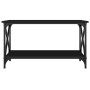 Mesa de centro madera contrachapada y hierro negro 80x45x45 cm de vidaXL, Mesas de centro - Ref: Foro24-823322, Precio: 48,05...