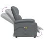 Gray synthetic leather elevating massage chair by vidaXL, Electric massage chairs - Ref: Foro24-3110860, Price: 355,49 €, Dis...