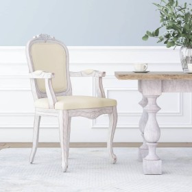 Linen dining chair 62x59.5x100.5 cm by vidaXL, dining chairs - Ref: Foro24-344457, Price: 177,99 €, Discount: %