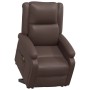 Sillón de masaje elevable cuero sintético marrón de vidaXL, Sillones de masaje eléctricos - Ref: Foro24-3110859, Precio: 333,...