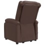 Sillón de masaje elevable cuero sintético marrón de vidaXL, Sillones de masaje eléctricos - Ref: Foro24-3110859, Precio: 333,...