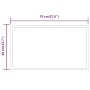 Bathroom mirror with LED 40x70 cm by vidaXL, Mirrors - Ref: Foro24-3154077, Price: 58,99 €, Discount: %