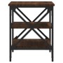 Oak brown plywood side table 40x42x50 cm by vidaXL, Side tables - Ref: Foro24-825780, Price: 34,29 €, Discount: %