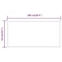 Espejo de baño con LED 50x100 cm de vidaXL, Espejos - Ref: Foro24-3154086, Precio: 82,66 €, Descuento: %