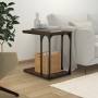 Side table made of brown oak plywood, measuring 50x35x52 cm. by vidaXL, Side tables - Ref: Foro24-825816, Price: 25,79 €, Dis...