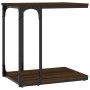 Mesa auxiliar madera contrachapada marrón roble 50x35x52 cm de vidaXL, Mesas auxiliares - Ref: Foro24-825816, Precio: 25,79 €...