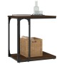 Side table made of brown oak plywood, measuring 50x35x52 cm. by vidaXL, Side tables - Ref: Foro24-825816, Price: 25,79 €, Dis...