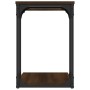 Mesa auxiliar madera contrachapada marrón roble 50x35x52 cm de vidaXL, Mesas auxiliares - Ref: Foro24-825816, Precio: 25,79 €...