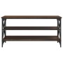 Oak brown plywood TV cabinet 100x40x50 cm by vidaXL, Side tables - Ref: Foro24-825796, Price: 61,76 €, Discount: %