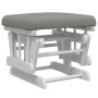 Nursing chair with stool light gray fabric by vidaXL, Rocking chairs - Ref: Foro24-351662, Price: 283,68 €, Discount: %