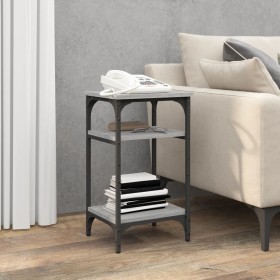 Mesa auxiliar madera contrachapada gris Sonoma 35x30x60 cm de vidaXL, Mesas auxiliares - Ref: Foro24-825805, Precio: 39,97 €,...