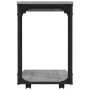 Side table with wheels Sonoma gray wood 50x35x55.5 cm by vidaXL, Side tables - Ref: Foro24-825810, Price: 38,62 €, Discount: %