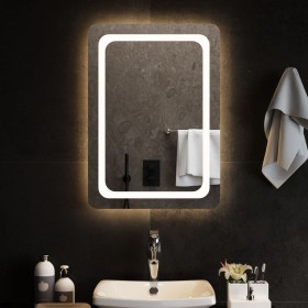 Espejo de baño con LED 50x70 cm de vidaXL, Espejos - Ref: Foro24-3154093, Precio: 66,99 €, Descuento: %