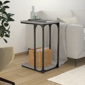 Sonoma gray plywood side table 40x30x60 cm by vidaXL, Side tables - Ref: Foro24-825820, Price: 27,88 €, Discount: %