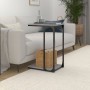 Sonoma gray plywood side table 40x30x60 cm by vidaXL, Side tables - Ref: Foro24-825820, Price: 30,37 €, Discount: %