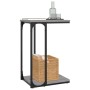 Sonoma gray plywood side table 40x30x60 cm by vidaXL, Side tables - Ref: Foro24-825820, Price: 30,37 €, Discount: %