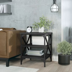 Mesa auxiliar madera contrachapada negro 40x42x50 cm de vidaXL, Mesas auxiliares - Ref: Foro24-825772, Precio: 42,89 €, Descu...