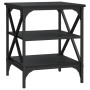 Mesa auxiliar madera contrachapada negro 40x42x50 cm de vidaXL, Mesas auxiliares - Ref: Foro24-825772, Precio: 42,93 €, Descu...