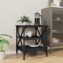 Mesa auxiliar madera contrachapada negro 40x42x50 cm de vidaXL, Mesas auxiliares - Ref: Foro24-825772, Precio: 42,93 €, Descu...