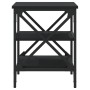 Mesa auxiliar madera contrachapada negro 40x42x50 cm de vidaXL, Mesas auxiliares - Ref: Foro24-825772, Precio: 42,93 €, Descu...