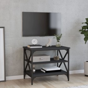 Black plywood TV cabinet 60x40x50 cm by vidaXL, Side tables - Ref: Foro24-825782, Price: 42,82 €, Discount: %