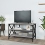 TV stand made of gray Sonoma plywood, measuring 80x40x50 cm. by vidaXL, Side tables - Ref: Foro24-825790, Price: 52,28 €, Dis...