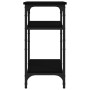 Black plywood side table 35x30x60 cm by vidaXL, Side tables - Ref: Foro24-825802, Price: 41,14 €, Discount: %