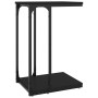 Mesa auxiliar de madera contrachapada negro 40x30x60 cm de vidaXL, Mesas auxiliares - Ref: Foro24-825817, Precio: 28,19 €, De...