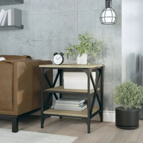 Sonoma oak plywood side table 40x42x50 cm by vidaXL, Side tables - Ref: Foro24-825774, Price: 40,16 €, Discount: %