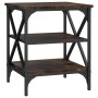 2 side tables, smoked oak wood color, 40x42x50 cm by vidaXL, Side tables - Ref: Foro24-825777, Price: 43,75 €, Discount: %