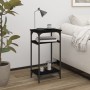 Black plywood side table 40x30x75 cm by vidaXL, Side tables - Ref: Foro24-825797, Price: 38,62 €, Discount: %