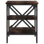 2 side tables, smoked oak wood color, 40x42x50 cm by vidaXL, Side tables - Ref: Foro24-825777, Price: 43,75 €, Discount: %