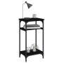 Black plywood side table 40x30x75 cm by vidaXL, Side tables - Ref: Foro24-825797, Price: 38,62 €, Discount: %