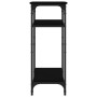 Black plywood side table 40x30x75 cm by vidaXL, Side tables - Ref: Foro24-825797, Price: 38,62 €, Discount: %