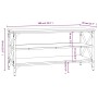 TV-Schrank aus Sonoma-Eichensperrholz, 100 x 40 x 50 cm von vidaXL, Seitentische - Ref: Foro24-825793, Preis: 55,42 €, Rabatt: %