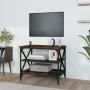 TV stand made of smoked oak plywood, measuring 60x40x50 cm. by vidaXL, Side tables - Ref: Foro24-825784, Price: 41,53 €, Disc...